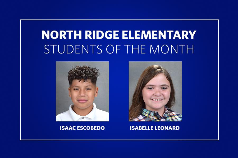 North Ridge Students of the Month