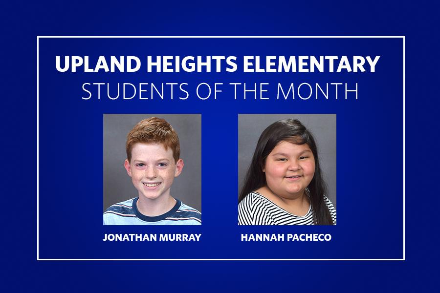 Upland Heights Students of the Month