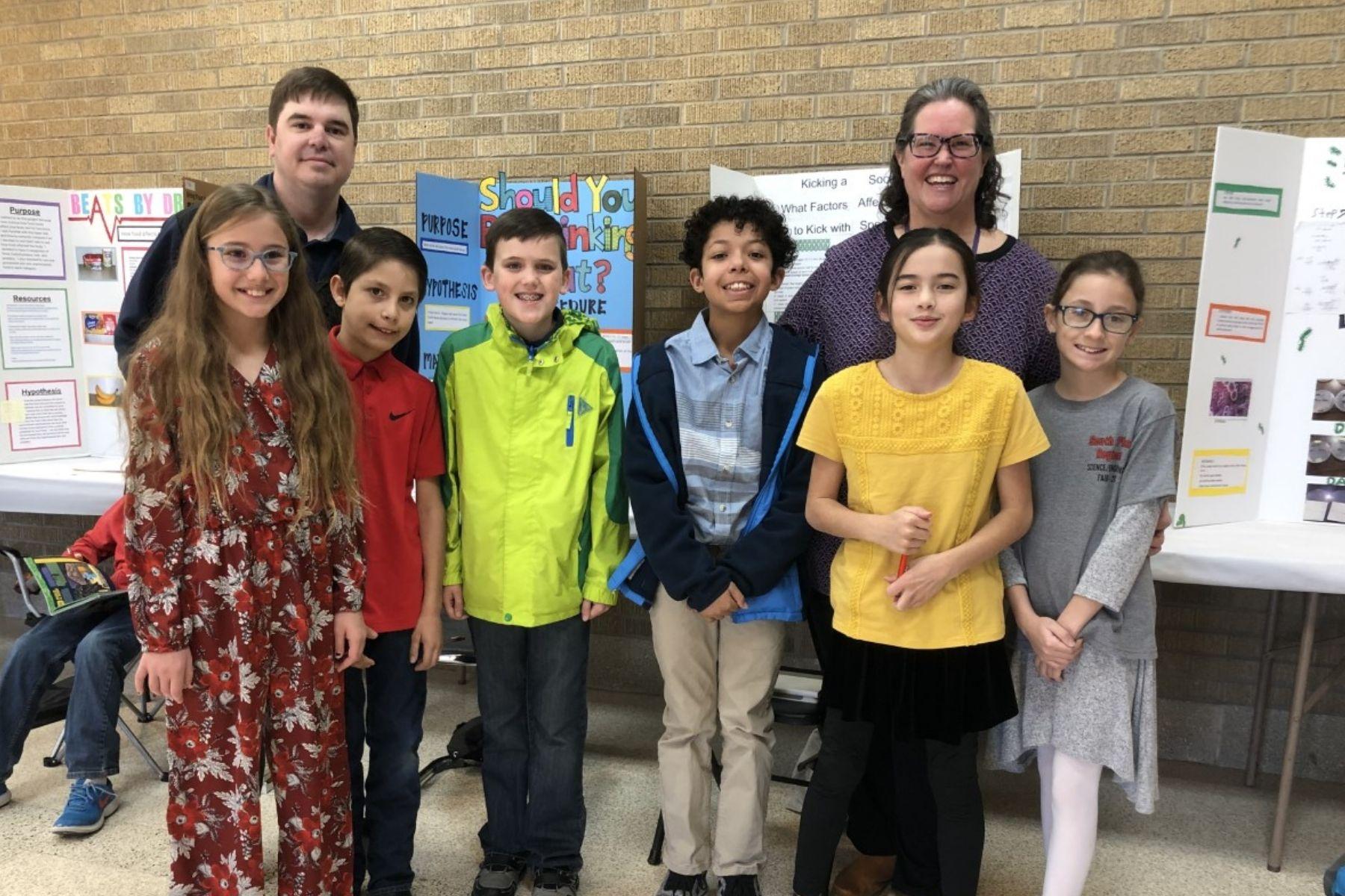 Legacy Elementary Students at Science Fair