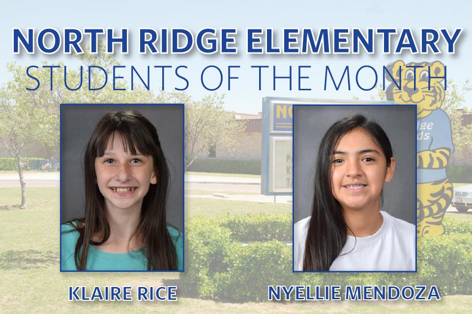 North Ridge Students of the Month