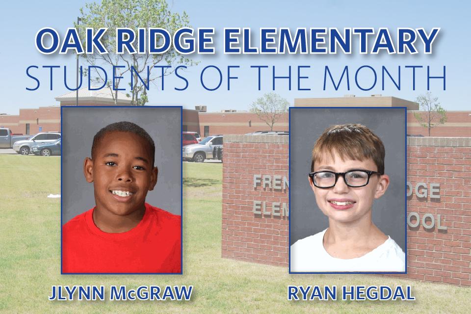 Oak Ridge Students of the Month