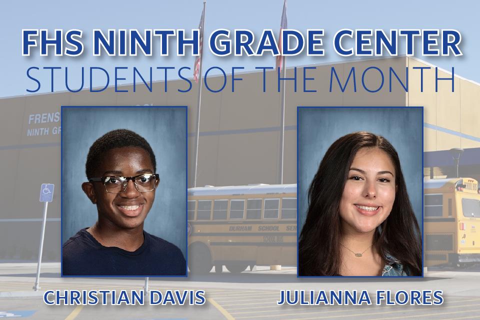 FHS Ninth Grade Center Students of the Month