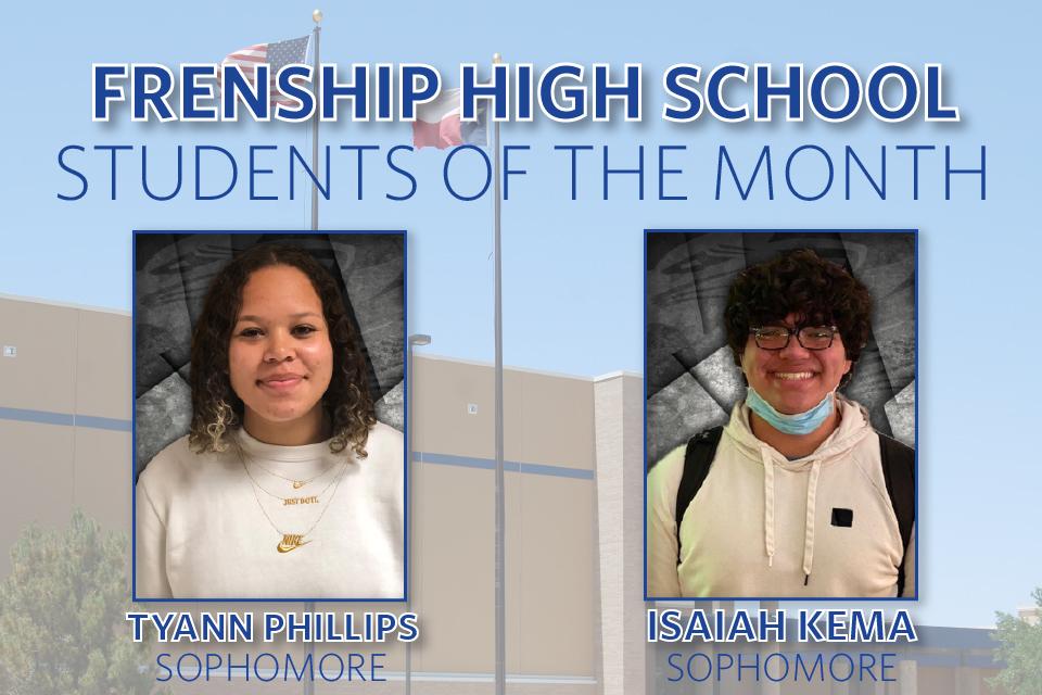 FHS Sophomore Students of the Month
